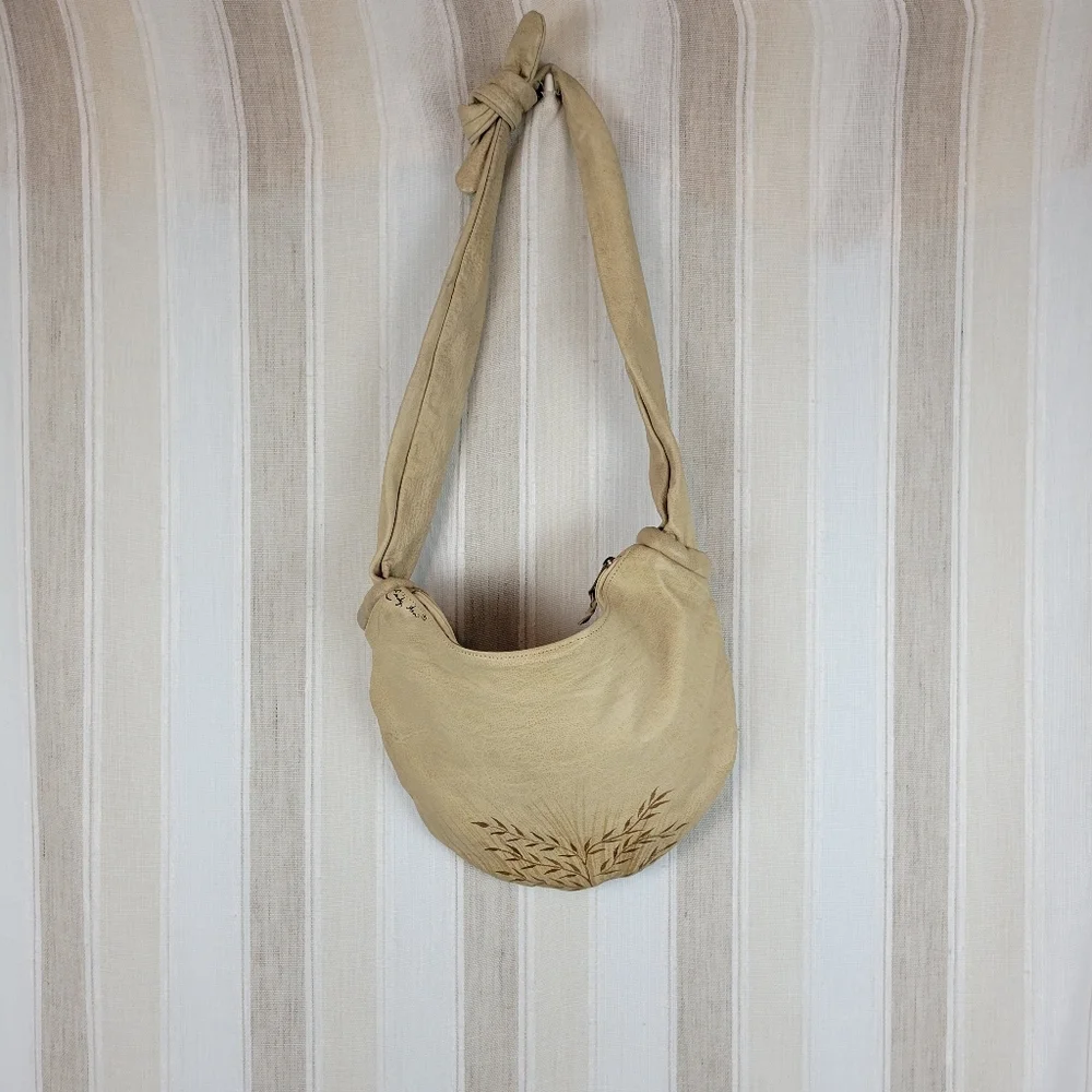 Leather Hand Paintes‎ Safari Animals Shoulder Bag And Matching Wallet